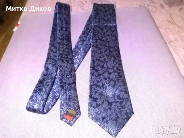 Zodiac premium pure silk tie вратовръзка нова маркова100% коприна маде ин Итали, снимка 3 - Други - 51766143