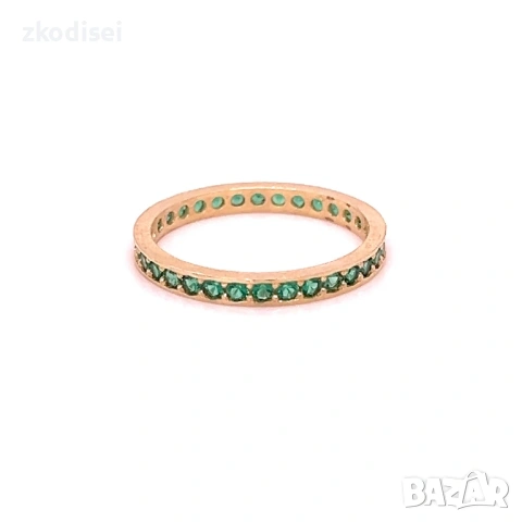 Златен дамски пръстен 1,18гр. 14кр. проба:585 размер:56 модел:38812-5