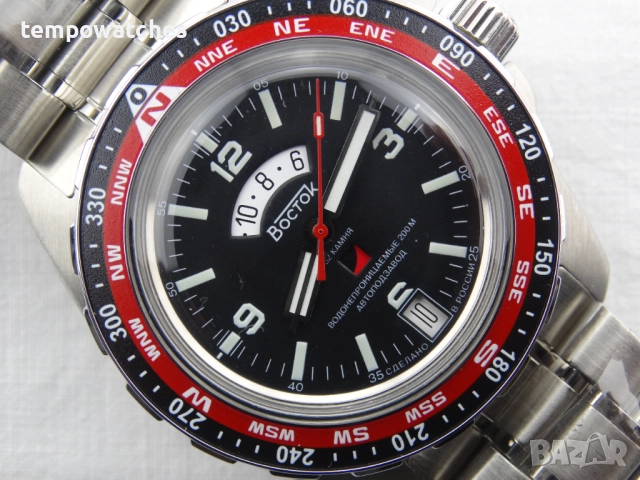 ВОСТОК АМФИБИЯ АВТОМАТИЧЕН- "Турист" ref: 14048Г, снимка 13 - Мъжки - 52943022