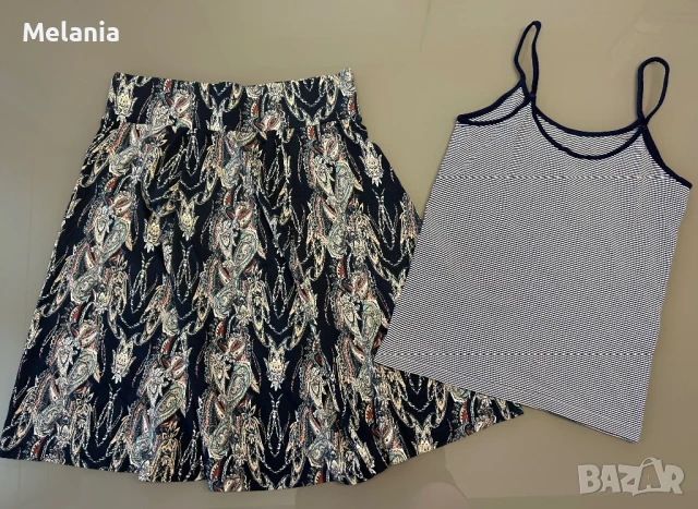 Поли с подарък блузка - Diesel, Benetton, Esprit, Gap и др., размер S, снимка 5 - Поли - 50963986