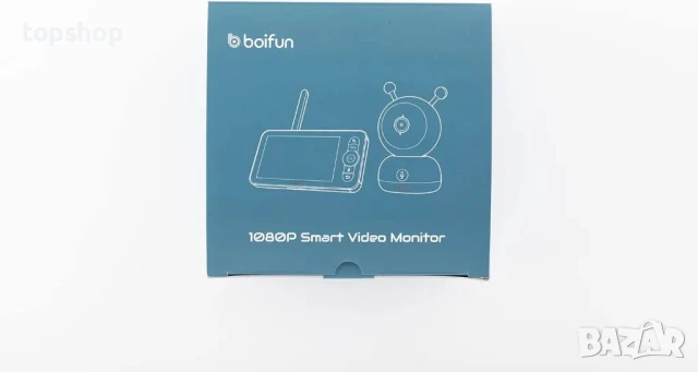 НОВ WiFi Бебефон висок клас BOIFUN 5 инча, Син, за момче, снимка 11 - Бебефони - 50555760
