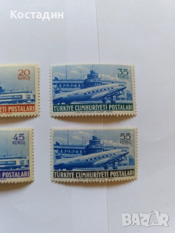 Пощенски марки 1954, снимка 4 - Филателия - 53981115