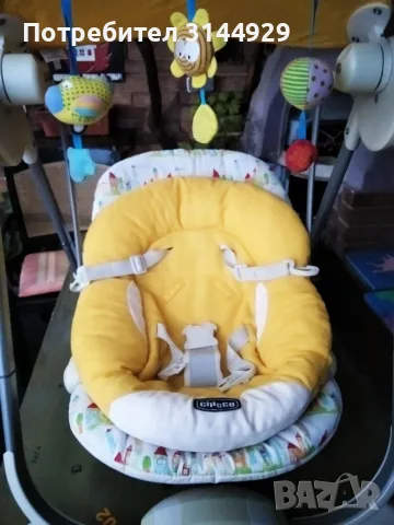  Електрическа бебешка люлка Chicco Polly Swing / Почти НОВА, снимка 8 - Детски люлки - 56012191