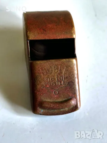 Стара Бронзова Колекционерска Свирка NOBLE, снимка 3 - Антикварни и старинни предмети - 49863380