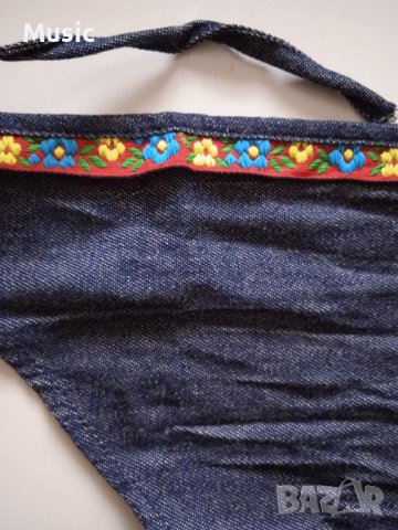 ✅Нова дамска дънкова Арт забрадка