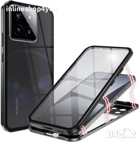 Двоен Магнитен Кейс за Xiaomi 14T със Защита на камерите, снимка 3 - Калъфи, кейсове - 47840185