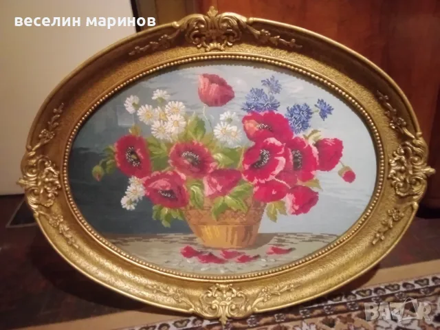 Продавам осем гоблена в рамка, снимка 6 - Антикварни и старинни предмети - 54746516