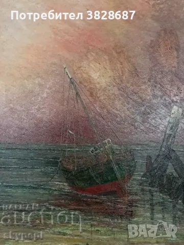 Картина на Ферди " Морски пейзаж ", снимка 2 - Картини - 48269629