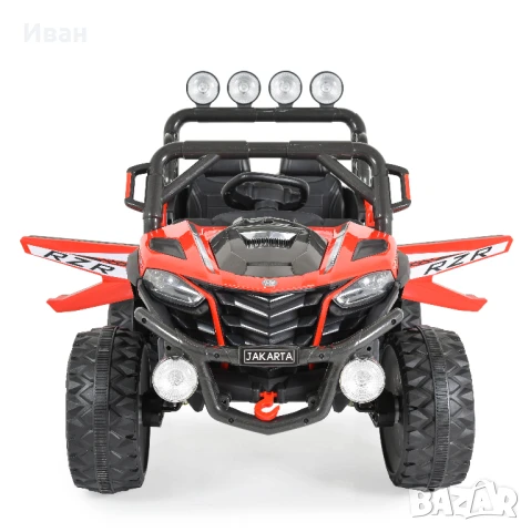 ТОП ЦЕНА!НОВО!Акумулаторно бъги/UTV Jakarta RED 4x4 с 12V батерия,USB, снимка 5 - Електрически играчки - 51337681