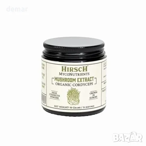 Hirsch Organic Cordyceps Sinensis екстракт на прах 50 г, снимка 2 - Хранителни добавки - 55871317