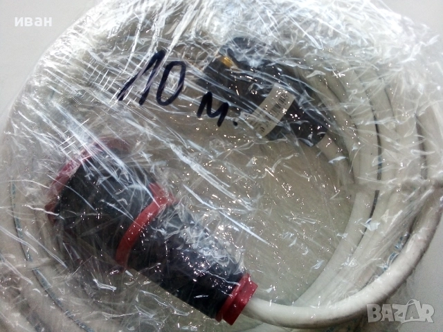 Удължител 10м. с кабел ШВПС 3х2.5мм. щепсел и подвижен контакт 16А, снимка 8 - Разклонители и удължители - 52551366