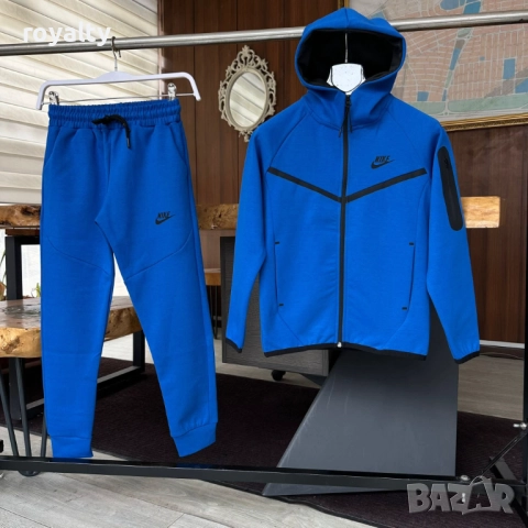 Nike Tech Син Детски Екип 