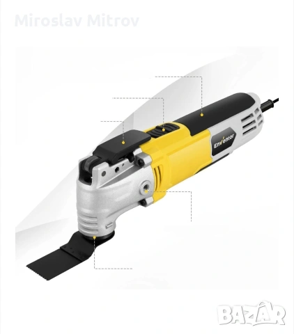 Многофункционален инструмент Enventor 300W, 28 аксесоара, 6 скорости, компактен, снимка 3 - Други инструменти - 54282011