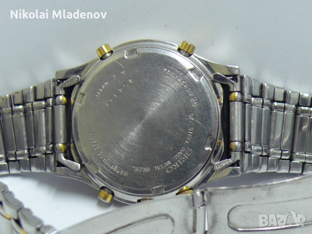 SEIKO СЕЙКО ХРОНОГРАФ КВАРЦ Мъжки ръчен часовник, работещ, снимка 17 - Мъжки - 53263725