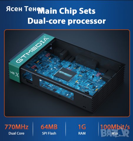 GTMEDIA V8X - Сателитен приемник с IPTV и карточетец, снимка 7 - Приемници и антени - 39516049