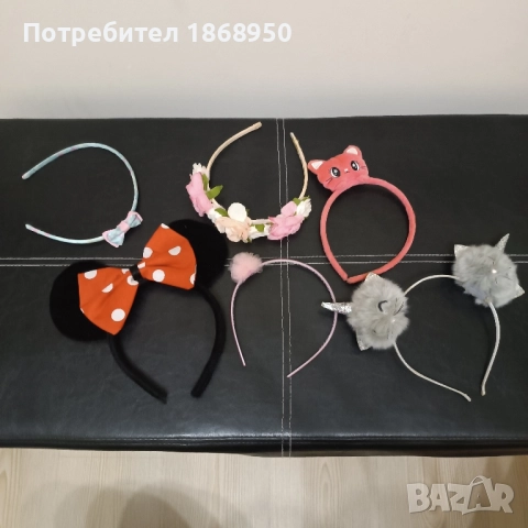 Голям лот аксесоари за коса, снимка 8 - Шноли, диадеми, ленти - 51637537