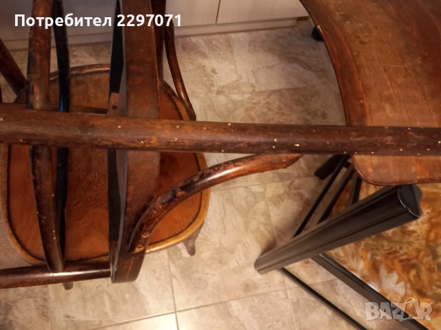Стари виенски столове, снимка 5 - Столове - 52661719