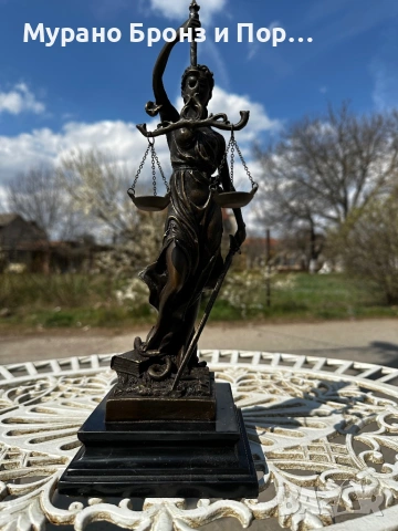 БРОНЗОВА СТАТУЕТКА ТЕМИДА – Автор: MAYER (3 кг / 36 см)