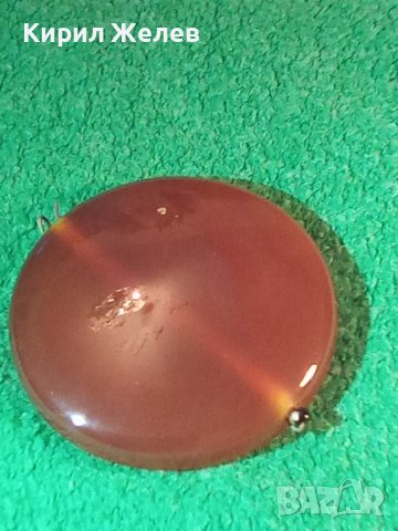 ЮВЕЛИРНО ШЛИФОВАН ПОЛИРАН КАРНЕОЛ АРТ ВИСУЛКА МЕДАЛЬОН БИЖУ 74001