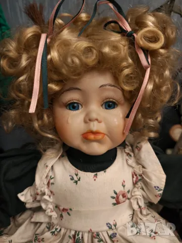 Реалистична Стара порцеланова кукла, снимка 2 - Колекции - 49305631