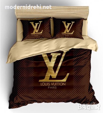 Луксозен Спален Комплект Louis Vuitton код 17, снимка 1 - Спално бельо - 31082206