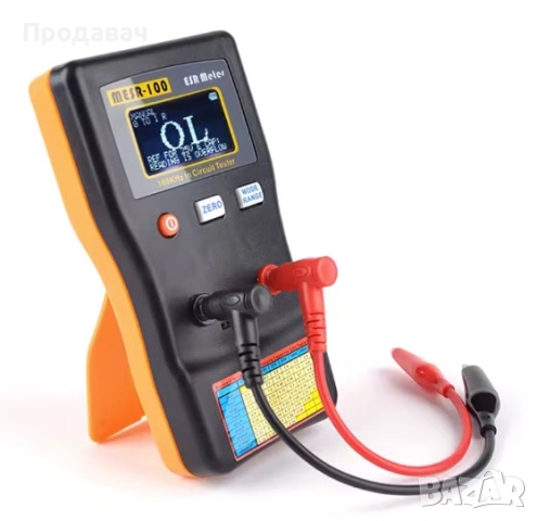 Кондензаторен омметър ESR meter, снимка 2 - Друга електроника - 52916255