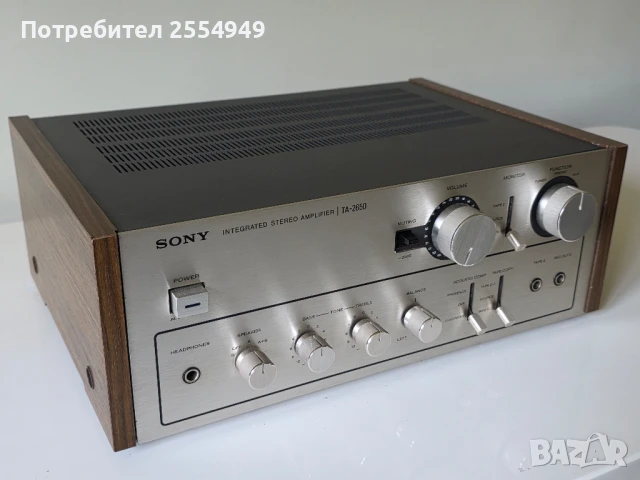 Sony TA-2650 integrated amplifier, снимка 2 - Ресийвъри, усилватели, смесителни пултове - 51063569
