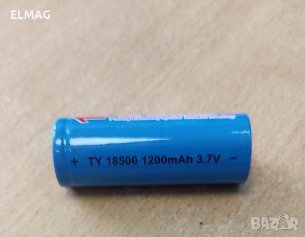 Li-Ion ЛИТИЕВО-ЙОННИ АКУМУЛАТОРИ TY-18500  1200mAh ; 3,7V , снимка 3 - Друга електроника - 37933509