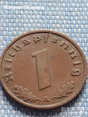Монета 1 райхсфенинг 1937г. Германия Трети Райх с СХВАСТИКА за КОЛЕКЦИЯ 26700, снимка 2 - Нумизматика и бонистика - 42822411