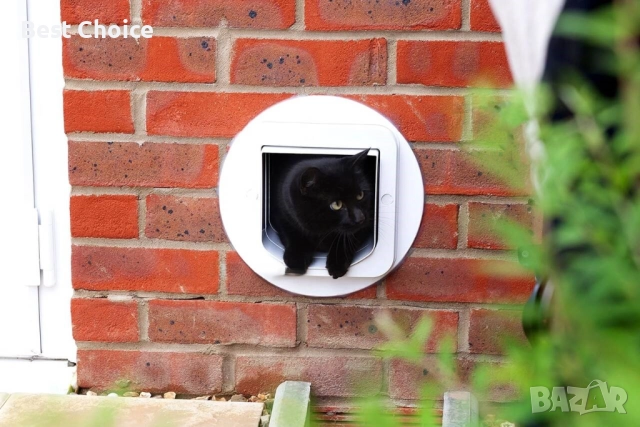 Умна автоматична вратичка за котки с четец за чипове SureFlap