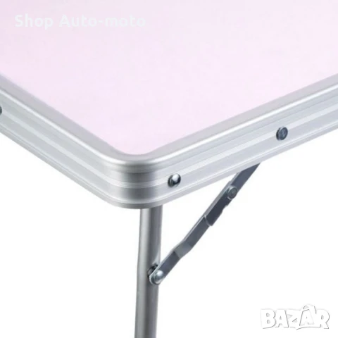 Алуминиева маса Automat, Сгъваема маса за къмпинг и пикник, 60x40x40см, Бяла, снимка 4 - Къмпинг мебели - 50869700