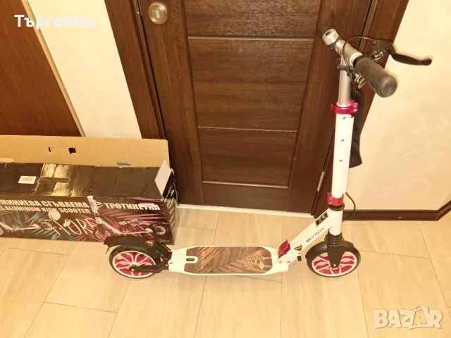 Тротинетка BYOX  Fiore розов MC-04A , 100kg max , 6+years, снимка 2 - Други спортове - 48933557