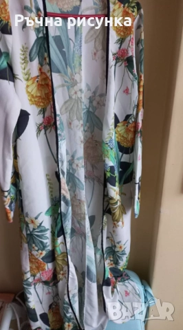 Екзотичен халат ,универсален размер , снимка 3 - Туники - 29396435