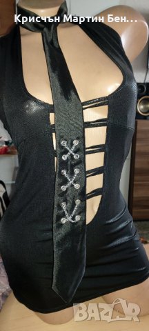 Нощничка +подарък вратовръзка , снимка 2 - Корсети, бюстиета, топове - 31576786