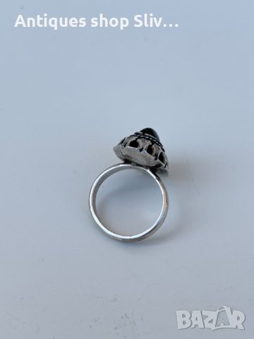 Невероятен, ръчно изработен сребърен пръстен. №2423, снимка 6 - Пръстени - 36935039