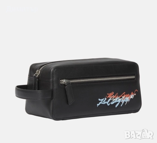 Кожена чантичка Karl Lagerfeld, снимка 4 - Чанти - 52263251