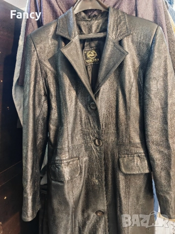 Дълго. дамско кожено манто, снимка 7 - Палта, манта - 51962029