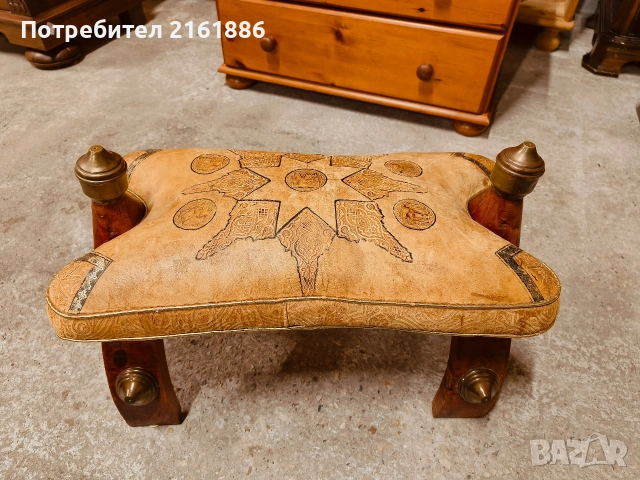 Камилско седло с естествена кожа 