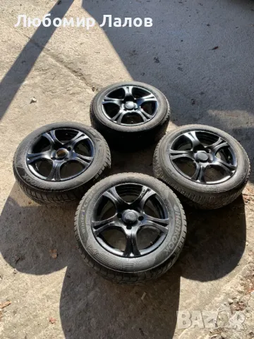 Алуминиеви джанти 15 цола 4х114.3 6,5j et 42 централен 67.1, снимка 2 - Гуми и джанти - 48912481