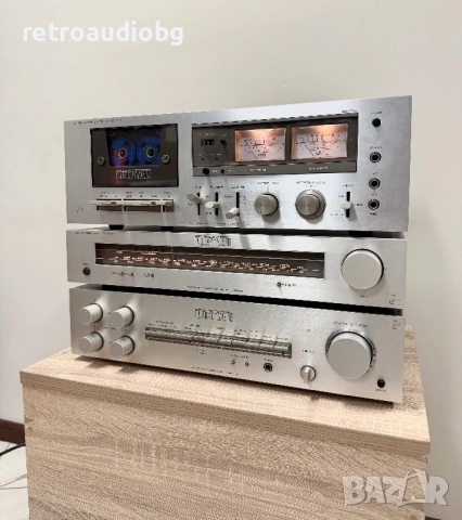 🔊Колекционерска ретро аудио система - сет LUXMAN - усилвател L-4, дек K-5 и тунер T-1 - 1978 - 1982, снимка 3 - Аудиосистеми - 50242499