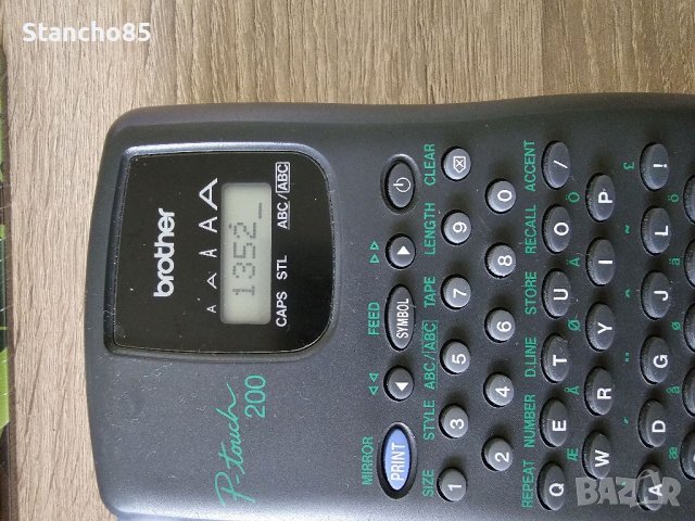 Brother pt-200 принтер за етикети, снимка 4 - Принтери, копири, скенери - 40847362