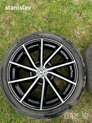 Джанти 18 5х112 с гуми 225/40/18, снимка 3 - Гуми и джанти - 53998973