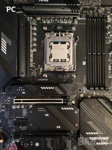 Дънна платка MSI MAG Tomahawk X670E WIFI – AM5 / DDR5 / PCIe 5.0 / WiFi 6E, снимка 2 - Дънни платки - 55333502