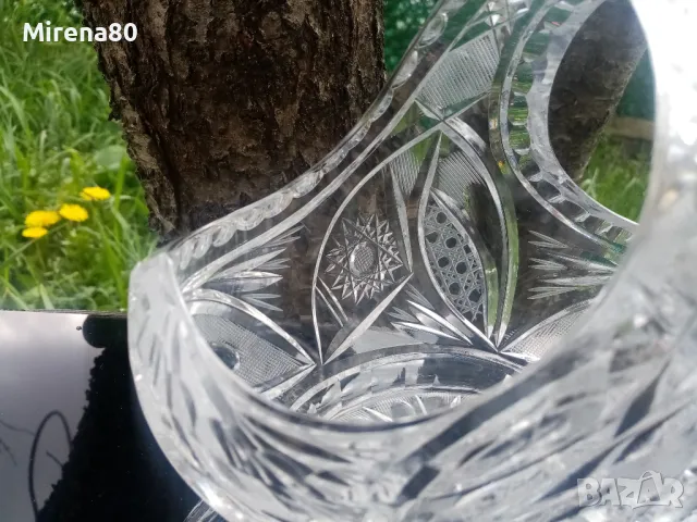 Кристална кошница, снимка 3 - Декорация за дома - 49773280