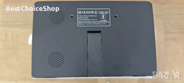 8-инчов мини монитор с тъчскрийн HD 800x480 с HDMI портове, вградени високоговорители и стойка., снимка 9 - Монитори - 54211582