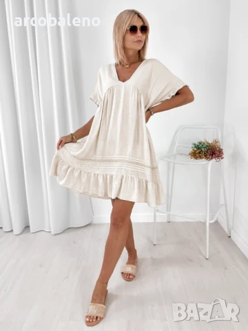 Дамска лятна ежедневна рокля CHRISTINE, снимка 5 - Рокли - 51022292