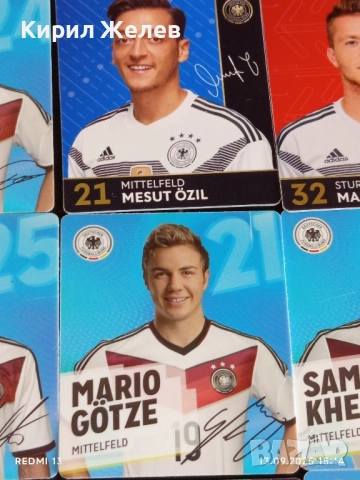 Колекционерски картички на футболисти ЛУКАС ПОДОЛСКИ,ТХОМАС МЮЛЕР,ТОНИ КРООС 51044, снимка 3 - Колекции - 51701387