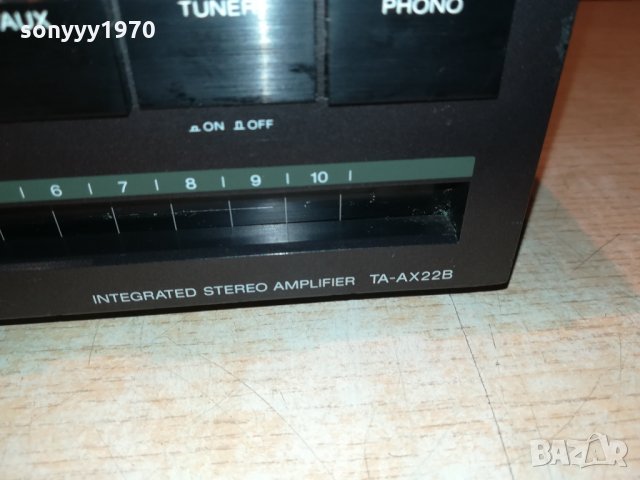 SONY TA-AX22 BLACK AMPLI-JAPAN 1801221637, снимка 10 - Ресийвъри, усилватели, смесителни пултове - 35479210
