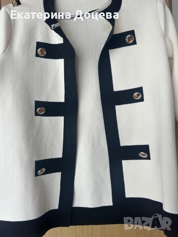 Жилетка тип Шанел, снимка 2 - Жилетки - 51175314