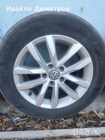 джанти с летни гуми 5*112/16, снимка 4 - Гуми и джанти - 52249884